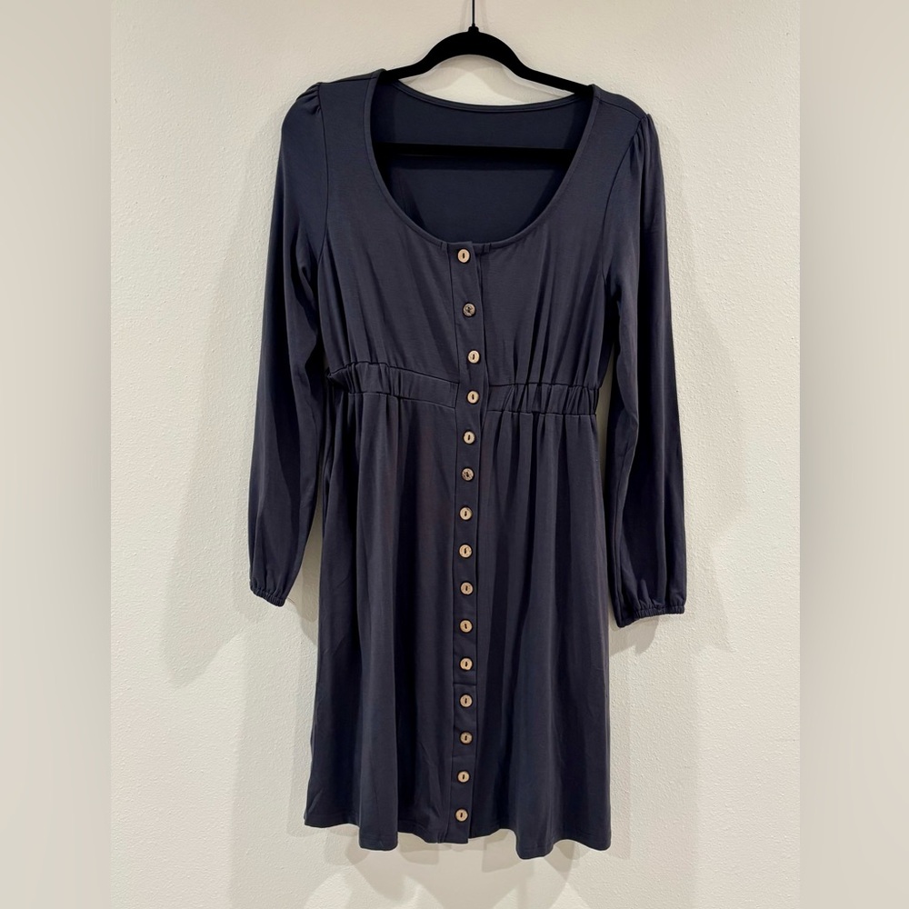Comfortable Cotton Button-Down Dress